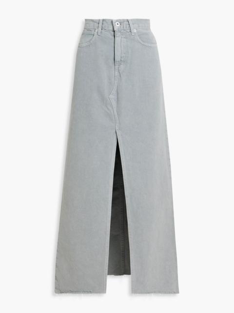 SLVRLAKE Denim maxi skirt