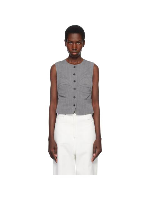 pushBUTTON Gray Dummy Shaped Vest