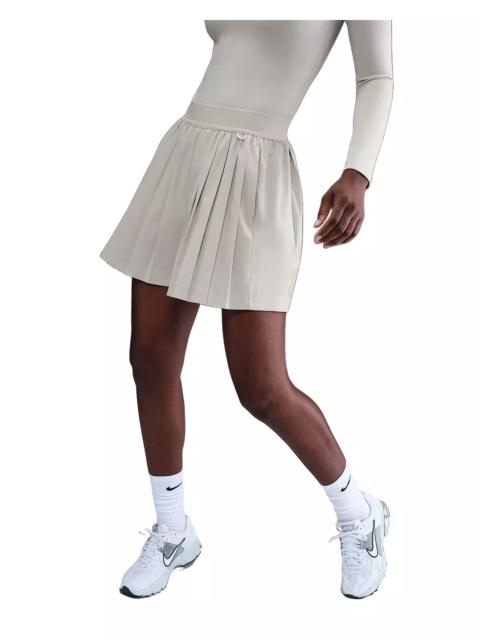 Nike Women's 24.7 PerfectStretch Dri-FIT High-Waisted Loose Pleated Skort -Brown