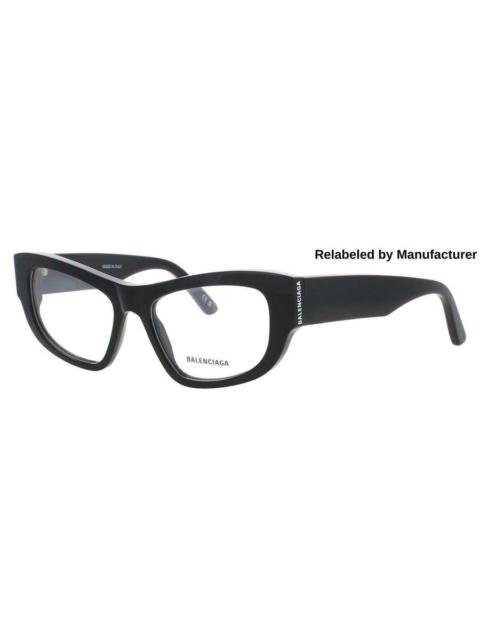 BALENCIAGA Balenciaga Ladies Black Rectangular Eyeglass Frames BB0303O00153R