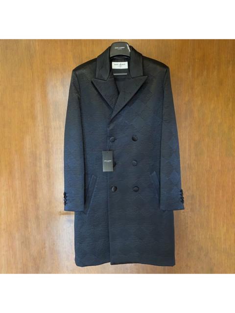 SAINT LAURENT Saint Laurent Double Breasted Overcoat in Small