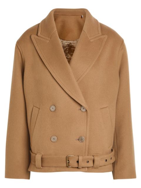Isabel Marant Isabel Marant Warna Belted Wool and Cashmere-blend Jacket