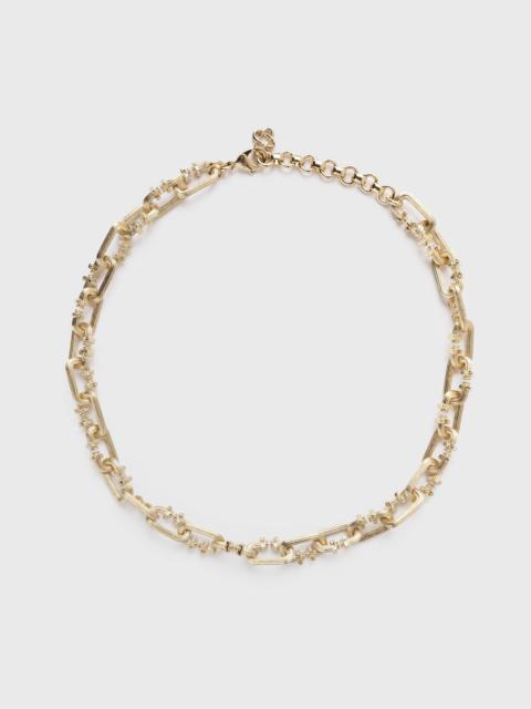 CASABLANCA SMALL C LINK COLUMN NECKLACE