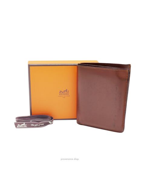Hermès Hermès 6CC Bifold Wallet - Miel Box Calfskin