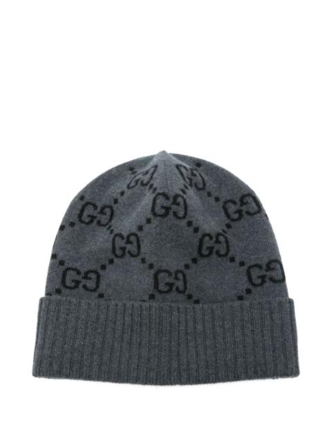GUCCI Gucci Men Gg Cashmere Beanie
