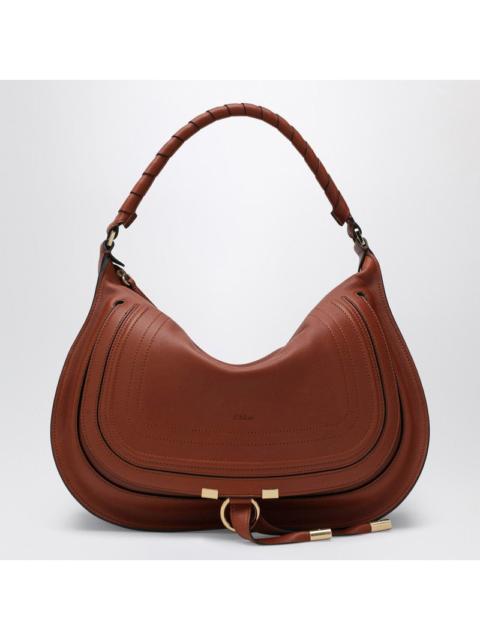 Chloé Chloé Small Brown Leather Marcie Shoulder Bag Women