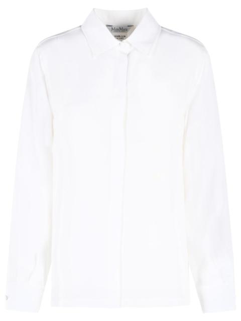 Max Mara Max Mara Geranio White Silk Shirt Women