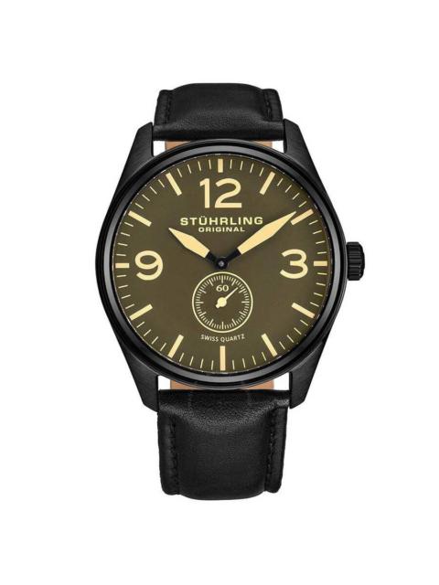 Other Designers Stuhrling Original Aviator Brown Dial Men's Watch M15557