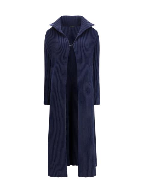 BALENCIAGA Balenciaga Women Ribbed Shawl-Collar Cardigan
