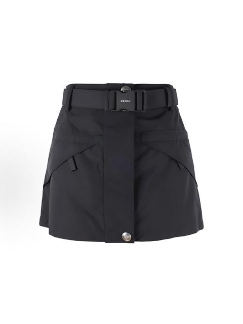 Prada Prada Black Belted Short Skirt