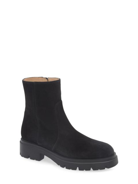 Stuart Weitzman Stuart Weitzman Hudson Lite Zip Bootie in Black at Nordstrom