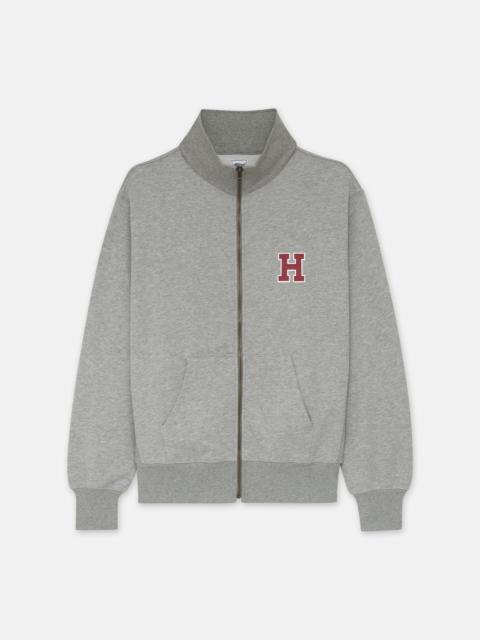 J. PRESS HARVARD ZIP UP "H" SWEATSHIRT