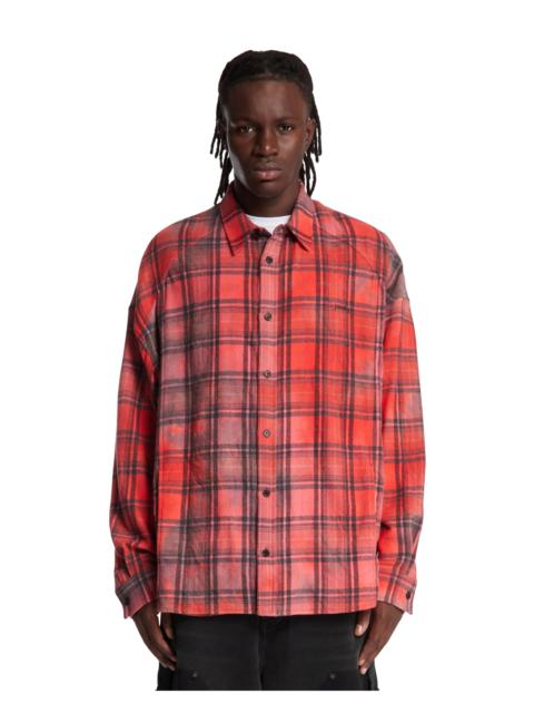 JUUN.J Red Checked Cotton Shirt