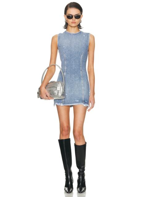 Acne Studios Denka Mini Denim Shimmy Dress