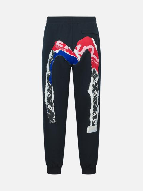 EVISU Poster Daicock Print Fashion Fit Sweatpants