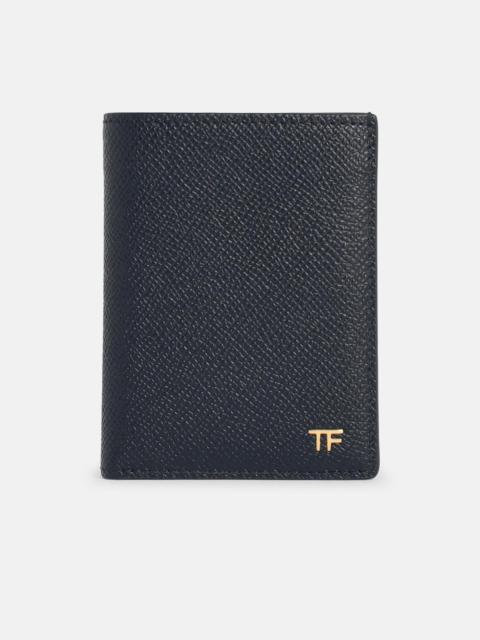 TOM FORD BLACK LEATHER CARDHOLDER