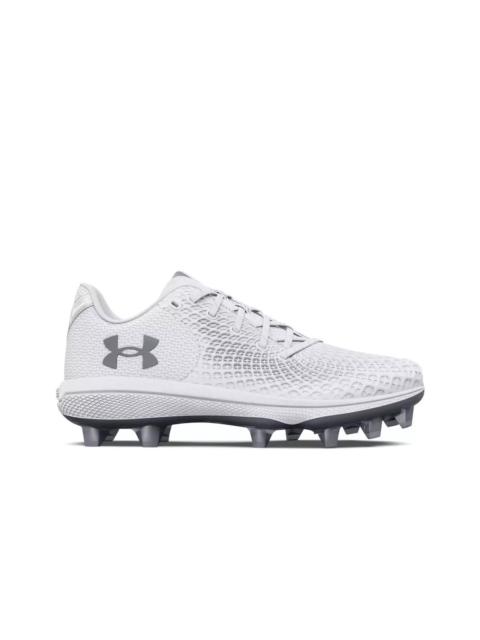 Under Armour Glyde 2 MT TPU "White/Metallic Silver" Women's Softball Cleat