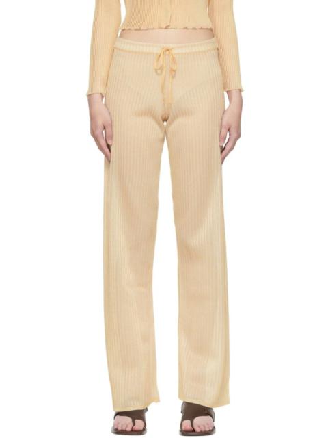 Our Legacy Beige Slow Lounge Pants