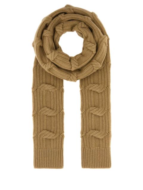 Stella McCartney Stella Mccartney Women Camel Wool Scarf