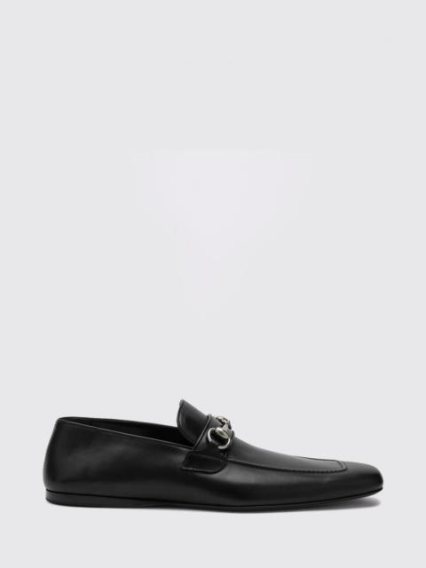 GUCCI Gucci Men Calfskin Leather Loafers Gucci With Horsebit Detail And Squared Toe