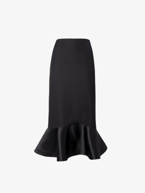 FENDI Fendi Midi Skirt In Grain De Poud