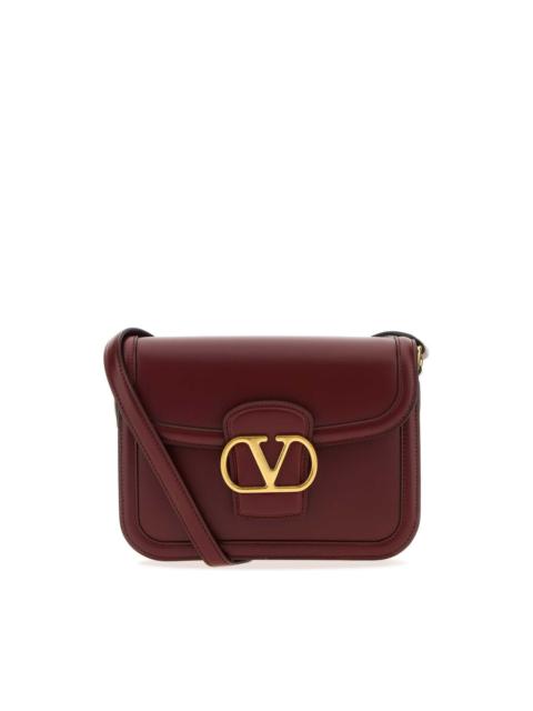 Valentino Valentino Garavani Burgundy Leather 9To5 Shoulder Bag