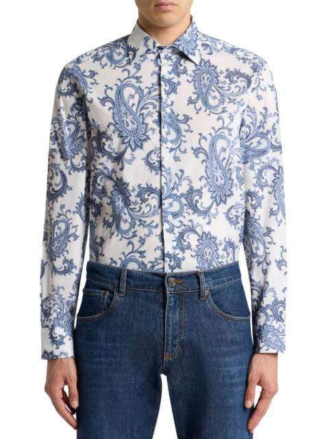 Etro COTTON SHIRT WITH PAISLEY PATTERN