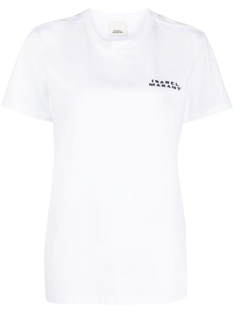 Isabel Marant Women Vidal Logo Cotton T-Shirt