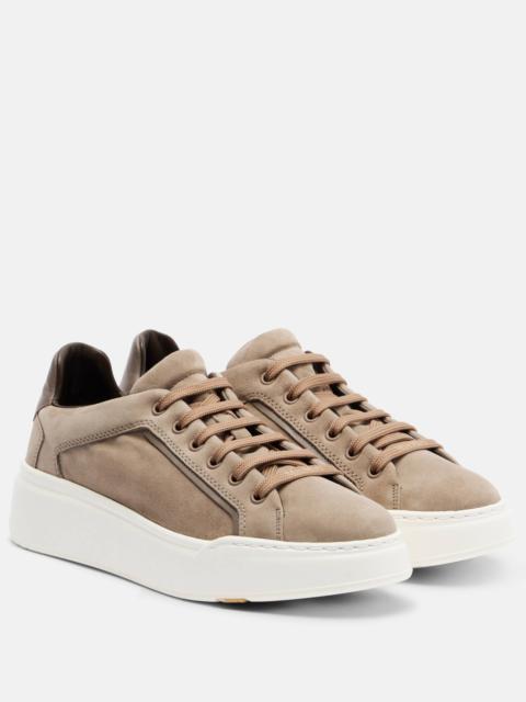Max Mara Suede platform sneakers