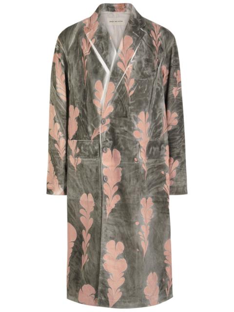 Dries Van Noten Reuben Printed Cotton-poplin Coat
