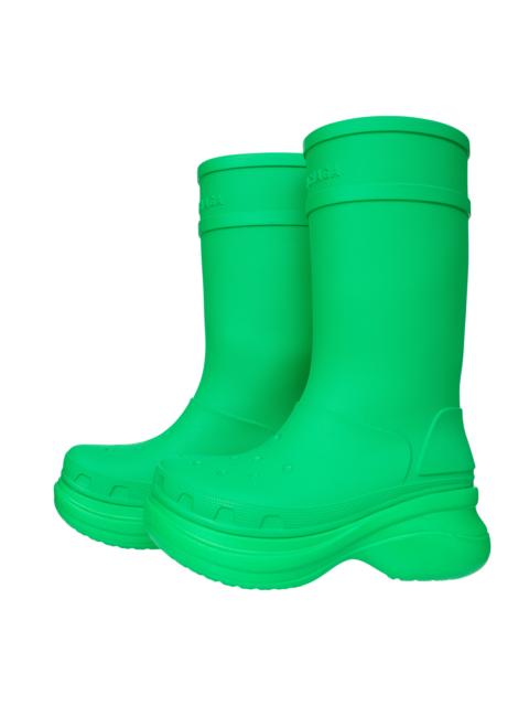 BALENCIAGA GREEN RUBBER BOOTS