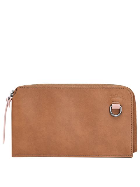 Longchamp Longchamp Pocket Pouch Natural - Leather