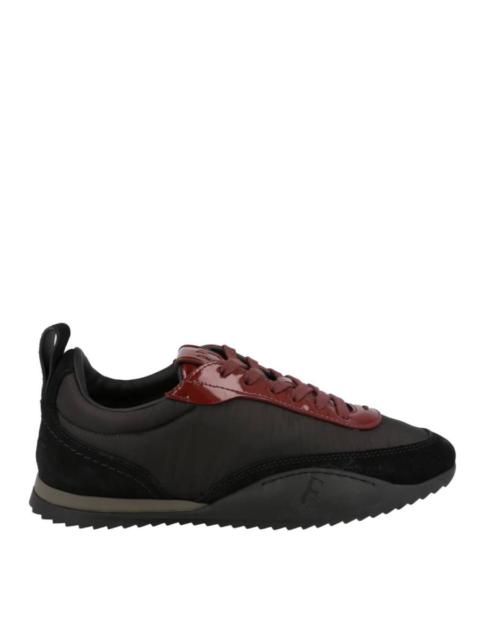 FERRAGAMO Ferragamo Detroit Patent Leather Trim Sneakers