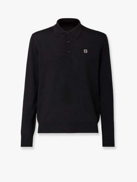 FENDI Fendi Men Virgin Wool Polo Shirt