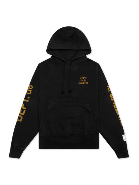 GALLERY DEPT. DEPT DE LA GALERIE HOODIE - BLACK