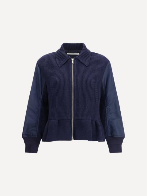 Burberry Puttee Collar Cotton Jacket | REVERSIBLE