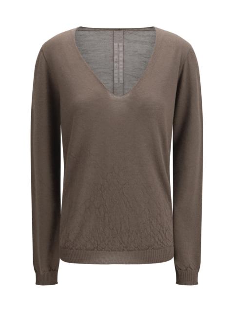 Rick Owens Rick Owens Temple Extreme Sweater With V-neck