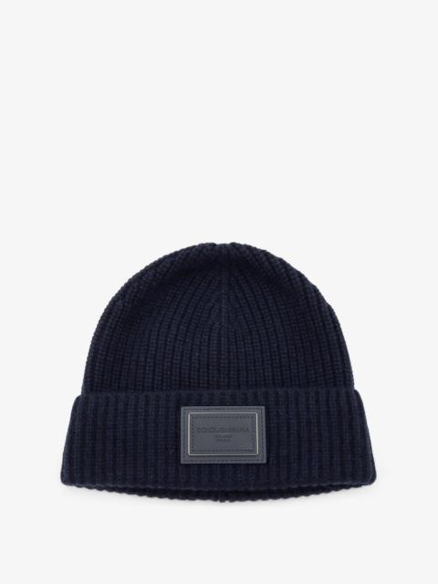 Dolce & Gabbana Dolce & Gabbana Ribbed Cashmere Hat