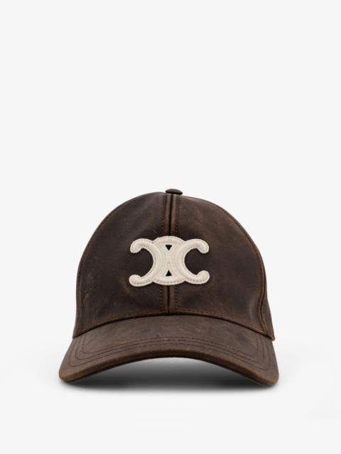 Celine Leather Baseball Hat