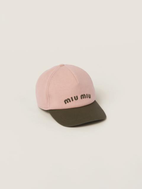Miu Miu Drill baseball cap