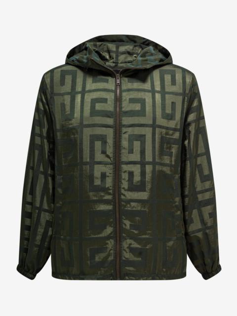 Givenchy Givenchy Green 4G Pattern Windbreaker