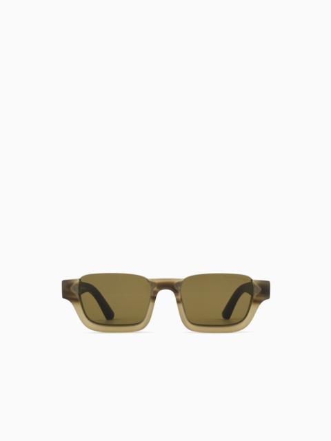 EMPORIO ARMANI MEN’S RECTANGULAR SUNGLASSES