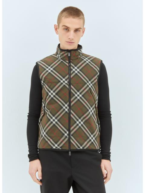 Burberry Burberry Men Check Padded Gilet