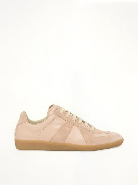 Maison Margiela Replica Leather Sneaker in Almond Peach