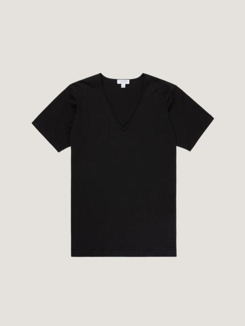 Sunspel Superfine Cotton V‑Neck Underwear T‑shirt