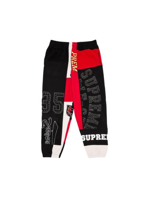 Supreme Supreme Patchwork Sweatpant 'Black'