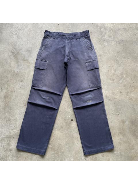 Other Designers Japanese Brand - Vintage Japanese Faded Purple Workwear Cargo Pants Tactical