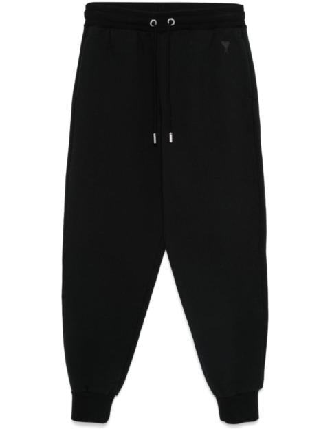 AMI Paris Ami de Coeur-motif track pants