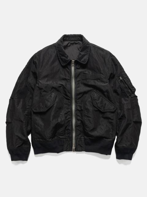 sacai Treated Nylon Twill Blouson Black