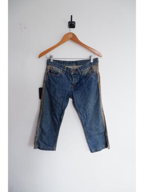 Hysteric Glamour Y2K Hysteric Glamour Snake Paneled Shorts 7/8 Denim